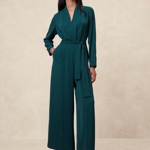 Elegant Teal Jumpsuit